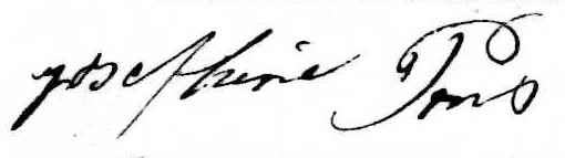 Signature Joséphine Pons